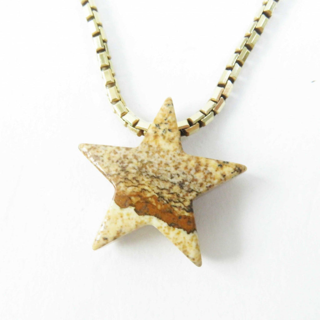 Bottega Veneta Star Motif Necklace Brown — view 5