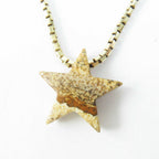 Bottega Veneta Star Motif Necklace Brown — view 5