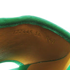 Gucci Adidas Leather GG Logo Mules Green/white — view 8