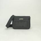 Hermes Roulis Shoulder Bag Color Graphite Gray Silver