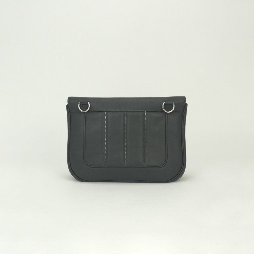 Hermes Roulis Shoulder Bag Color Graphite Gray Silver — view 3