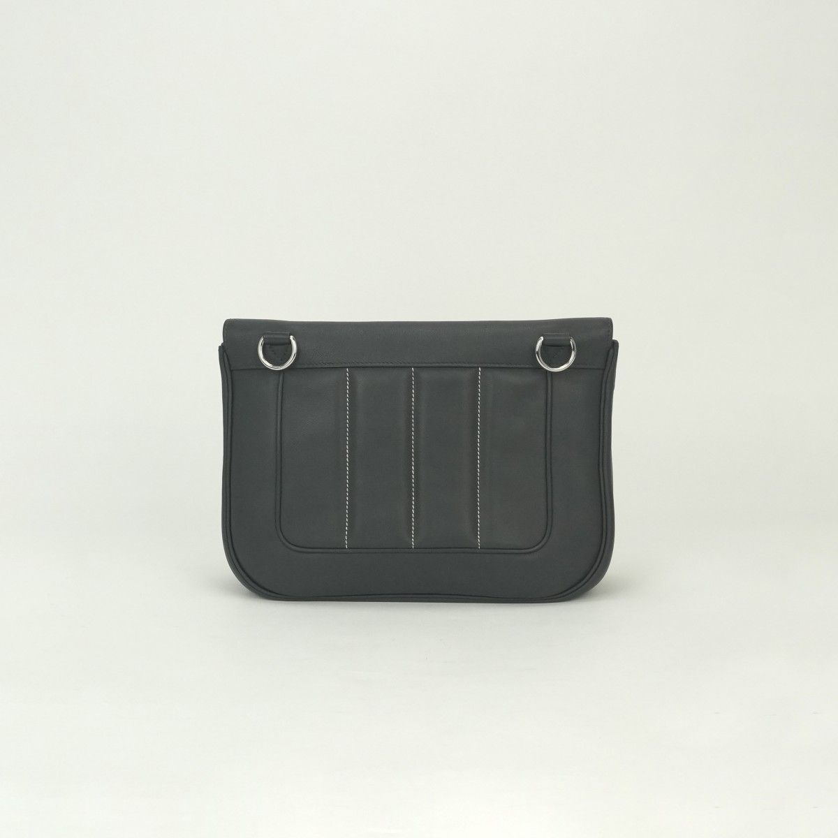 Hermes Roulis Shoulder Bag Color Graphite Gray Silver — view 3