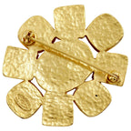 Chanel CC Logo Vintage Gold Plated Brooch — view 2