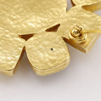 Chanel CC Logo Vintage Gold Plated Brooch — view 6