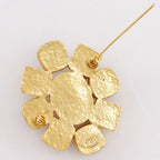 Chanel CC Logo Vintage Gold Plated Brooch — view 3