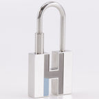 Hermes Motif Bag Charm Pendant Metal Silver Caden — view 3
