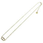 Dior Petit CD Lightstone Logo Necklace Gold — view 2