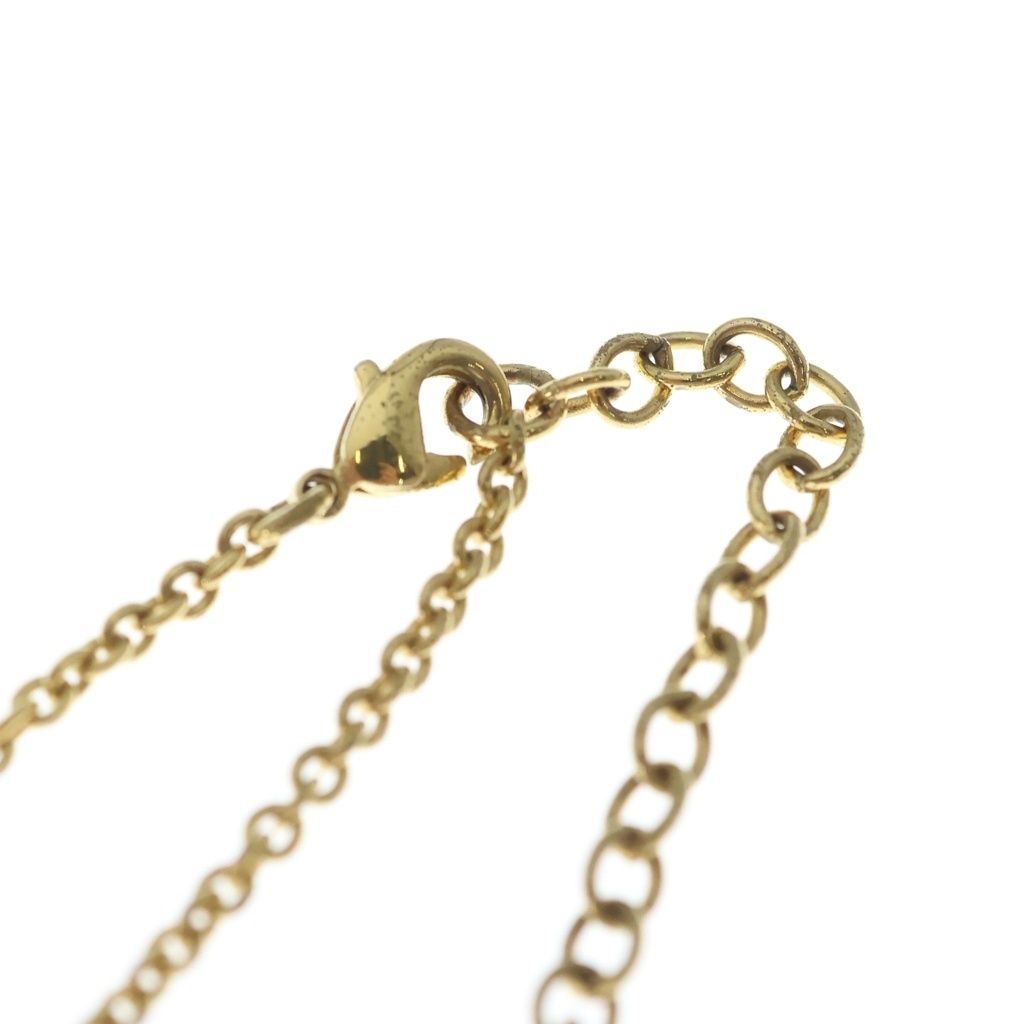 Dior Petit CD Lightstone Logo Necklace Gold — view 4
