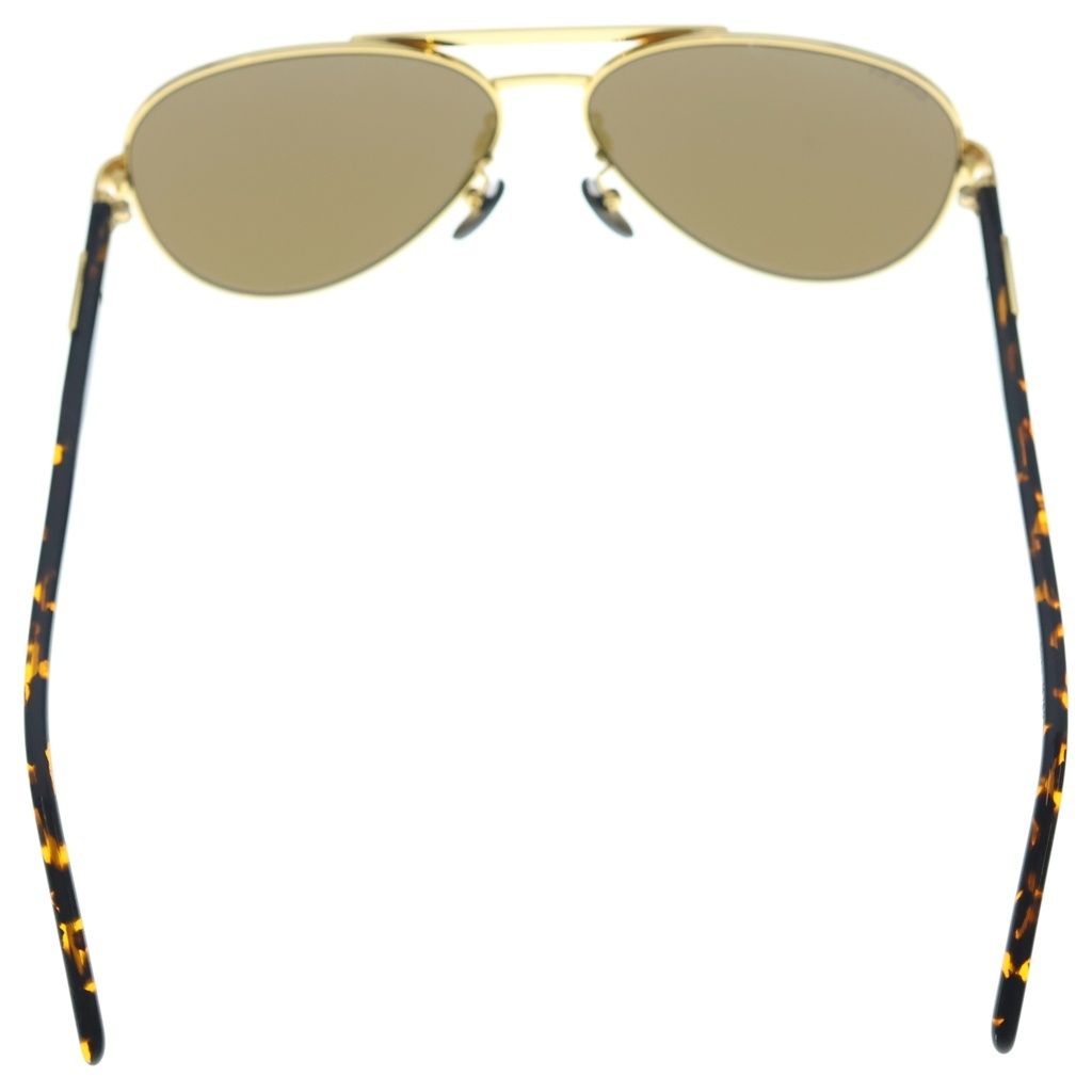 Gucci Side Temple Logo Wellington Sunglasses Gold Eyewear — view 2