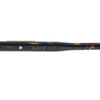 Gucci Side Temple Logo Wellington Sunglasses Gold Eyewear — view 6