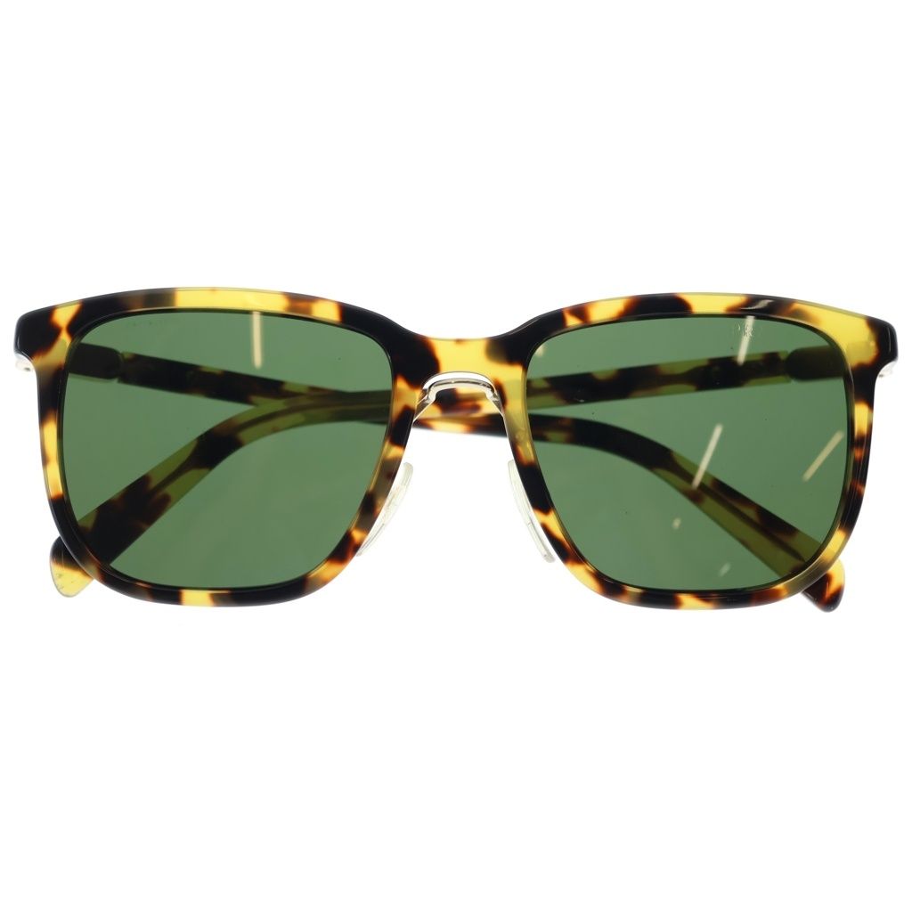 Prada Side Temple Logo Pattern Wellington Sunglasses Brown Eyewear