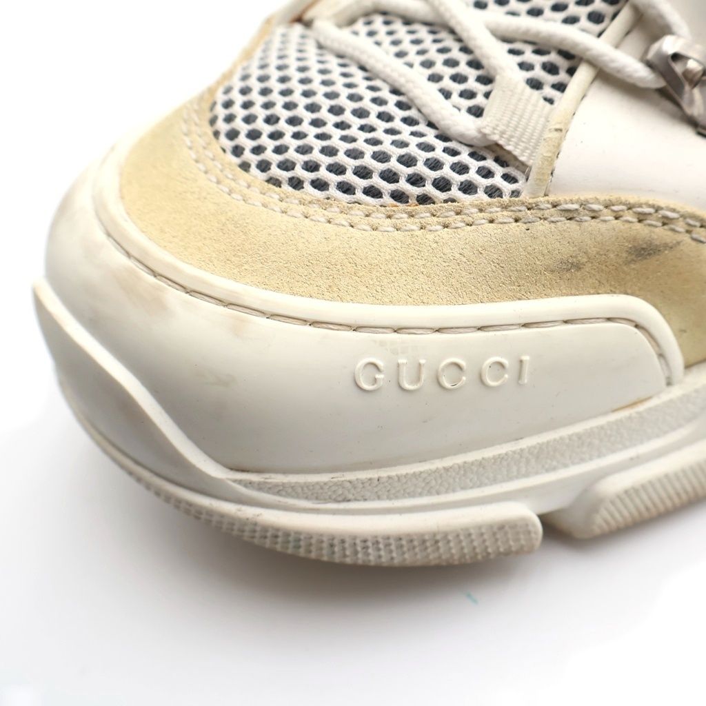 Gucci Flashtrek Low Cut Sneakers White — view 6