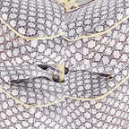 Celine Handbag Macadam Pattern Purple White — view 6