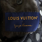 Louis Vuitton YK Painted Dots Jacket Xk4 Yayoi Kusama Wool Chesterfield Gray — view 7