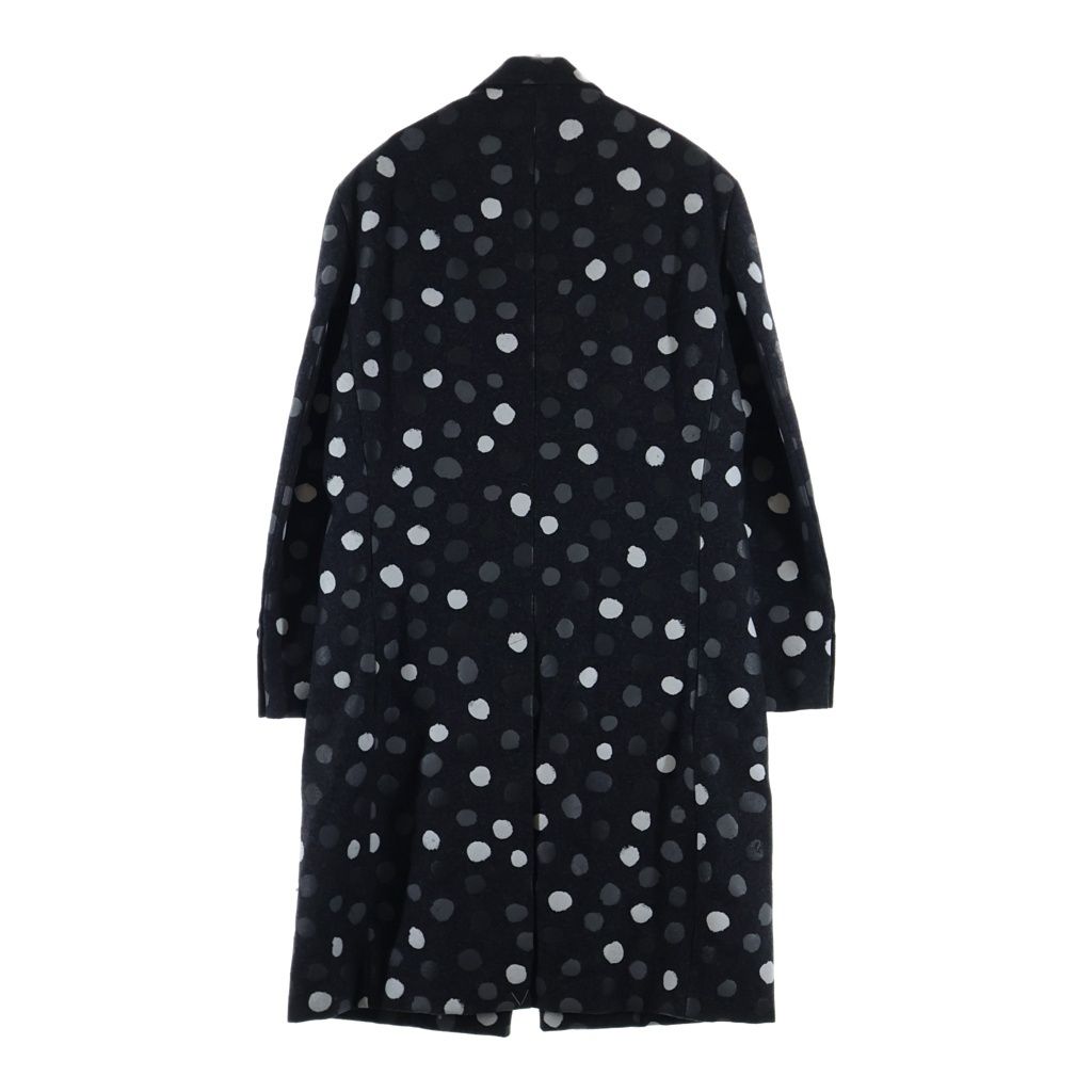 Louis Vuitton YK Painted Dots Jacket Xk4 Yayoi Kusama Wool Chesterfield Gray — view 2
