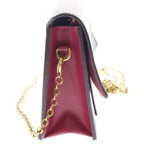 Louis Vuitton Monogram Portefeuille Floral Chain Leather Shoulder Bag Brown — view 3