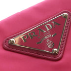 Prada Clutch Pink Tessuto Silver — view 6