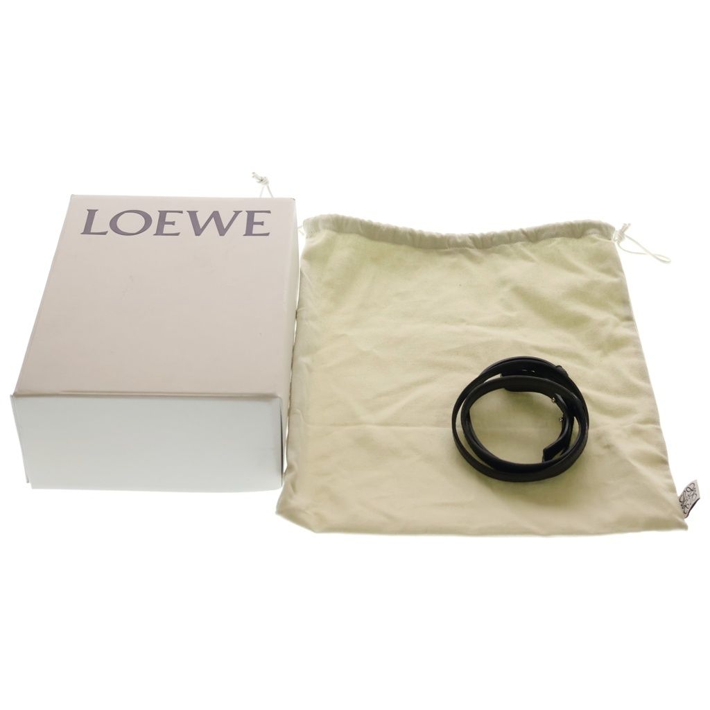 Loewe Font Tote Small 2-Way Shoulder Bag Black Basket Gold — view 6