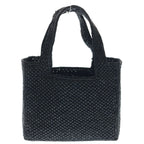 Loewe Font Tote Small 2-Way Shoulder Bag Black Basket Gold — view 2