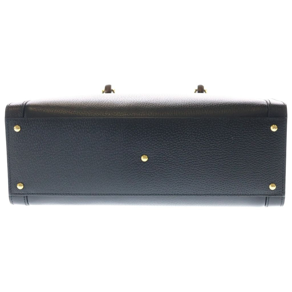 Gucci Diana Large Leather 2-Way Shoulder Bag Black — view 4