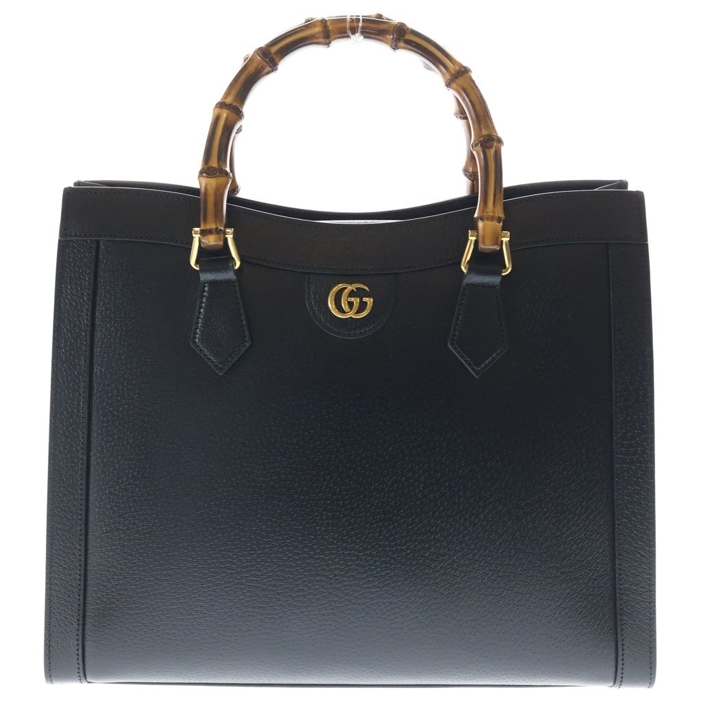 Gucci Diana Large Leather 2-Way Shoulder Bag Black