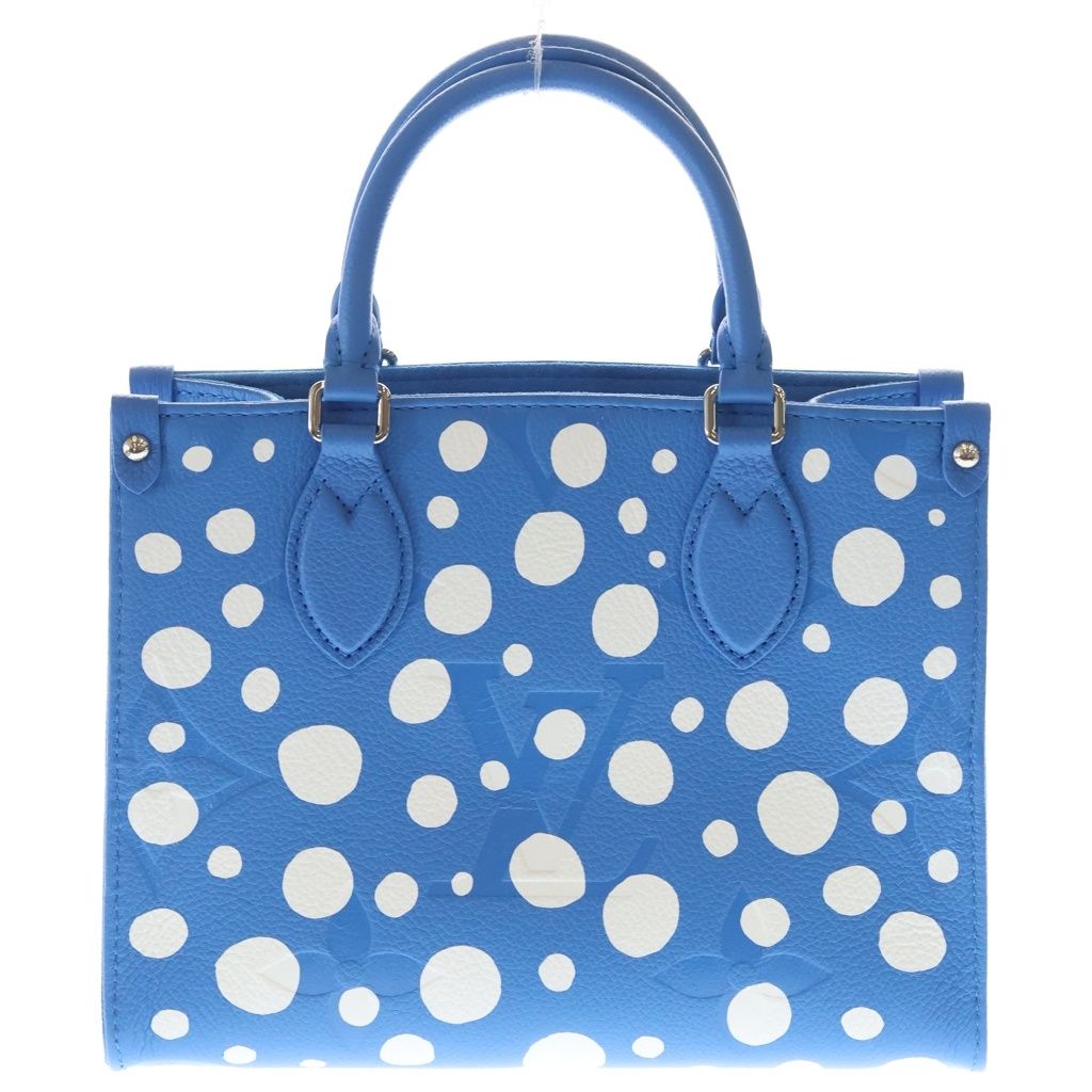 Louis Vuitton YK Onthe Go PM Leather Handbag Yayoi Kusama On The Go PM Monogram