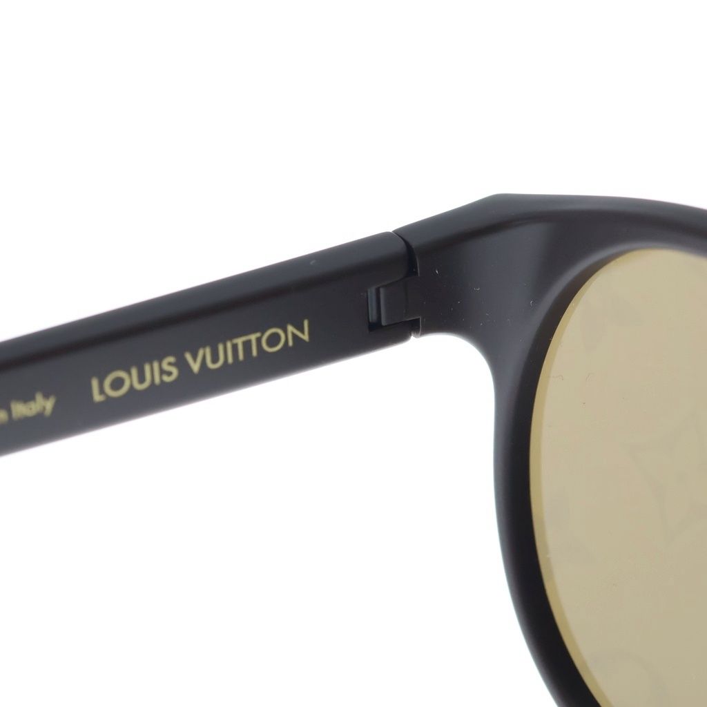 Louis Vuitton Monogram LV Waimea Round Acetate Sunglasses Brown Eyewear — view 4