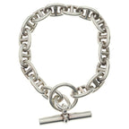 Hermes Chaine D'ancre Chain Bracelet Silver