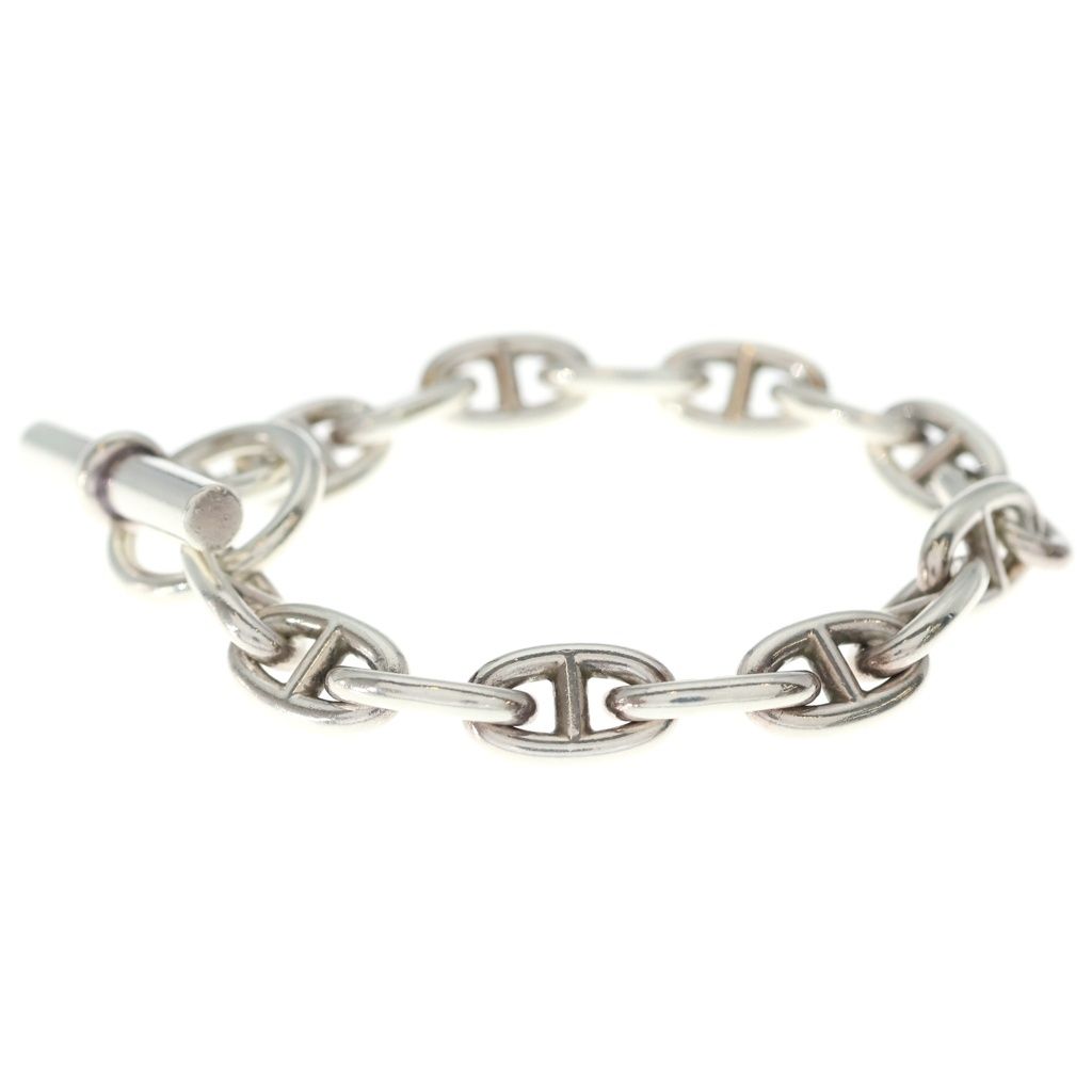 Hermes Chaine D'ancre Chain Bracelet Silver — view 4