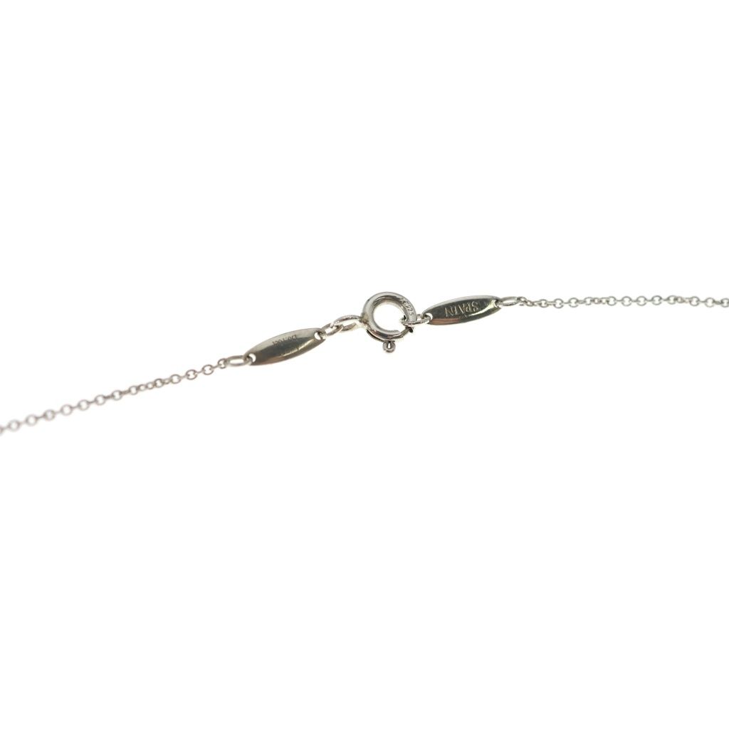 Tiffany & Co by the Yard Diamond Pendant Chain Silver — view 4