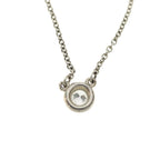 Tiffany & Co by the Yard Diamond Pendant Chain Silver — view 5