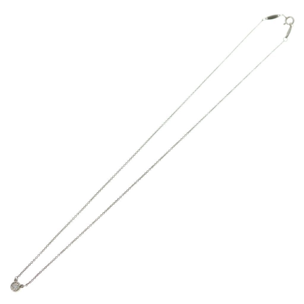 Tiffany & Co by the Yard Diamond Pendant Chain Silver — view 2