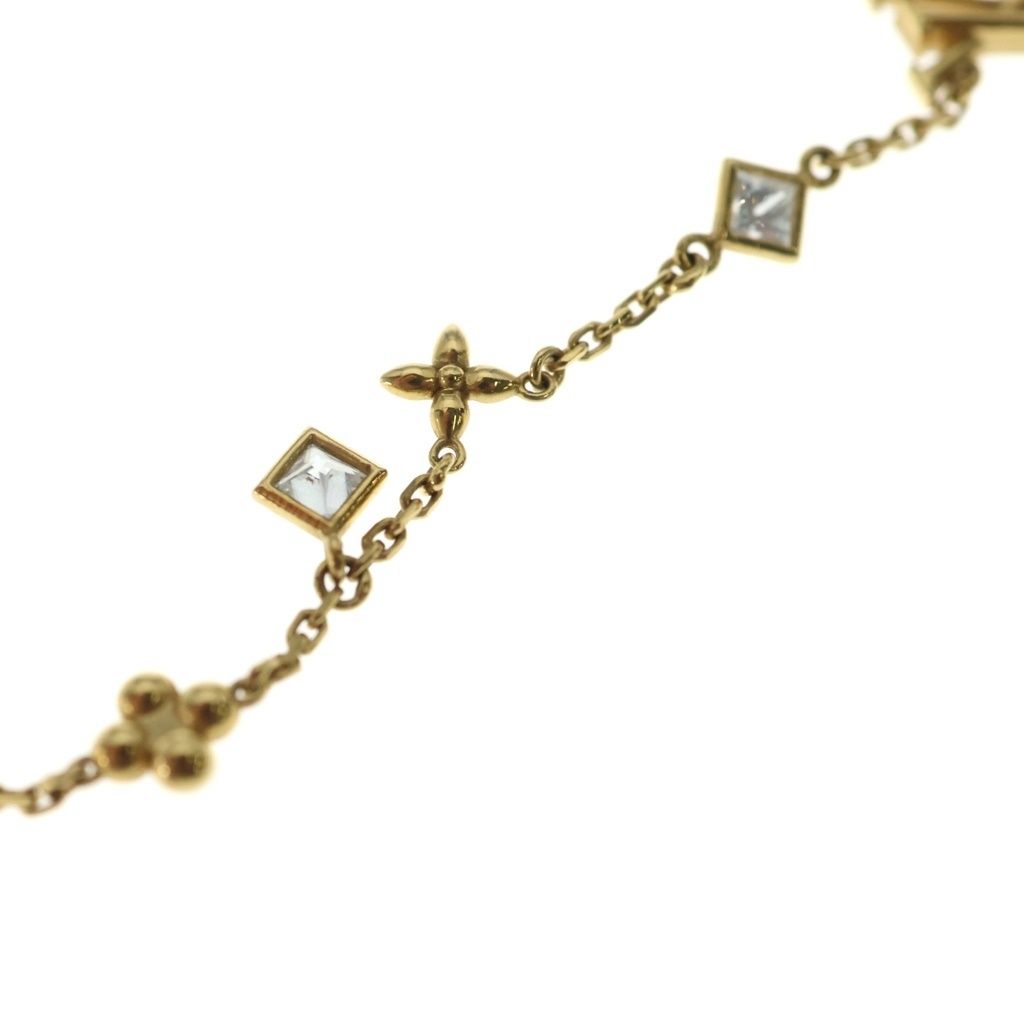 Louis Vuitton in the Sky Necklace Rhinestone Gold — view 6