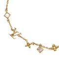 Louis Vuitton in the Sky Necklace Rhinestone Gold