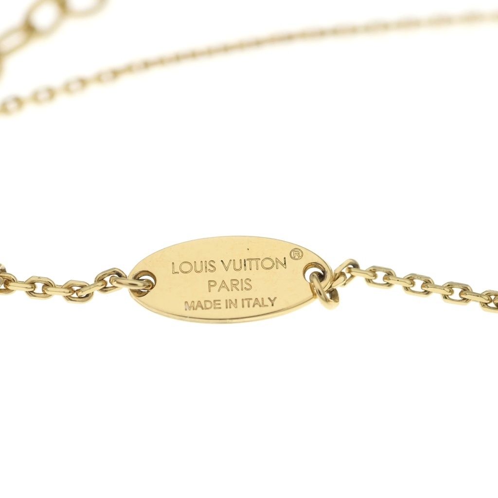 Louis Vuitton in the Sky Necklace Rhinestone Gold — view 5