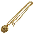 Chanel Sun Motif CC Logo Necklace Gold — view 2