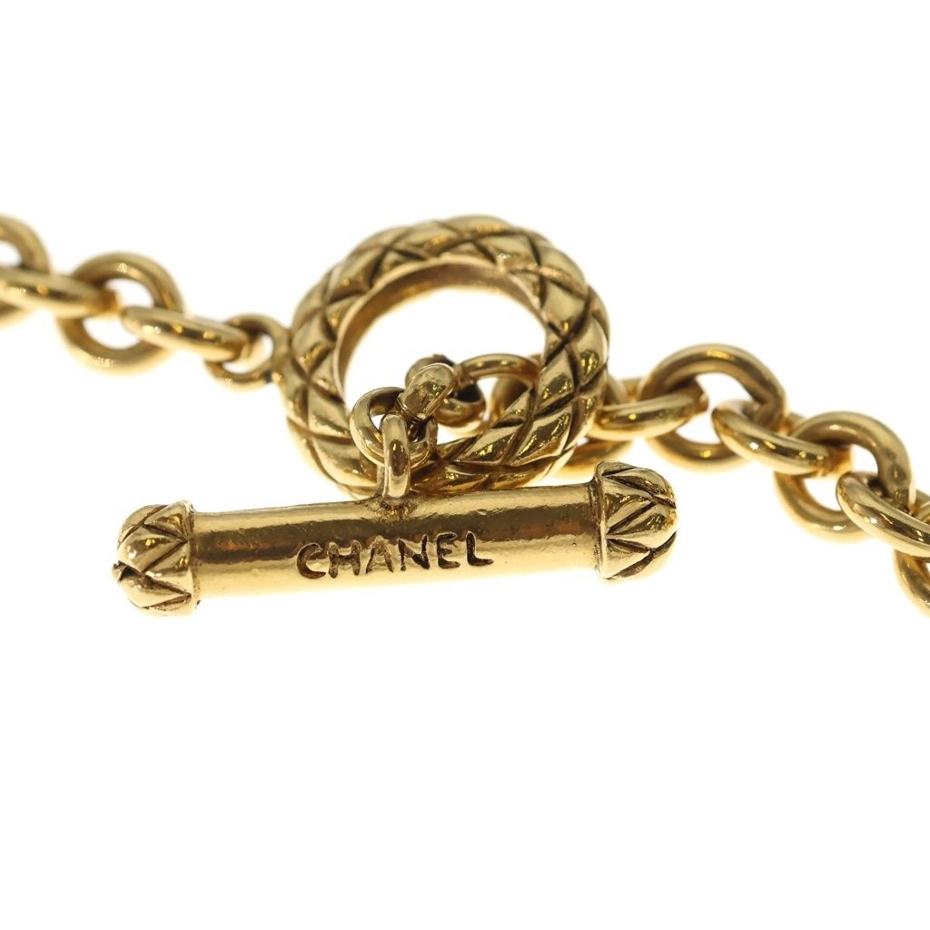 Chanel Sun Motif CC Logo Necklace Gold — view 4