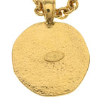 Chanel Sun Motif CC Logo Necklace Gold — view 5