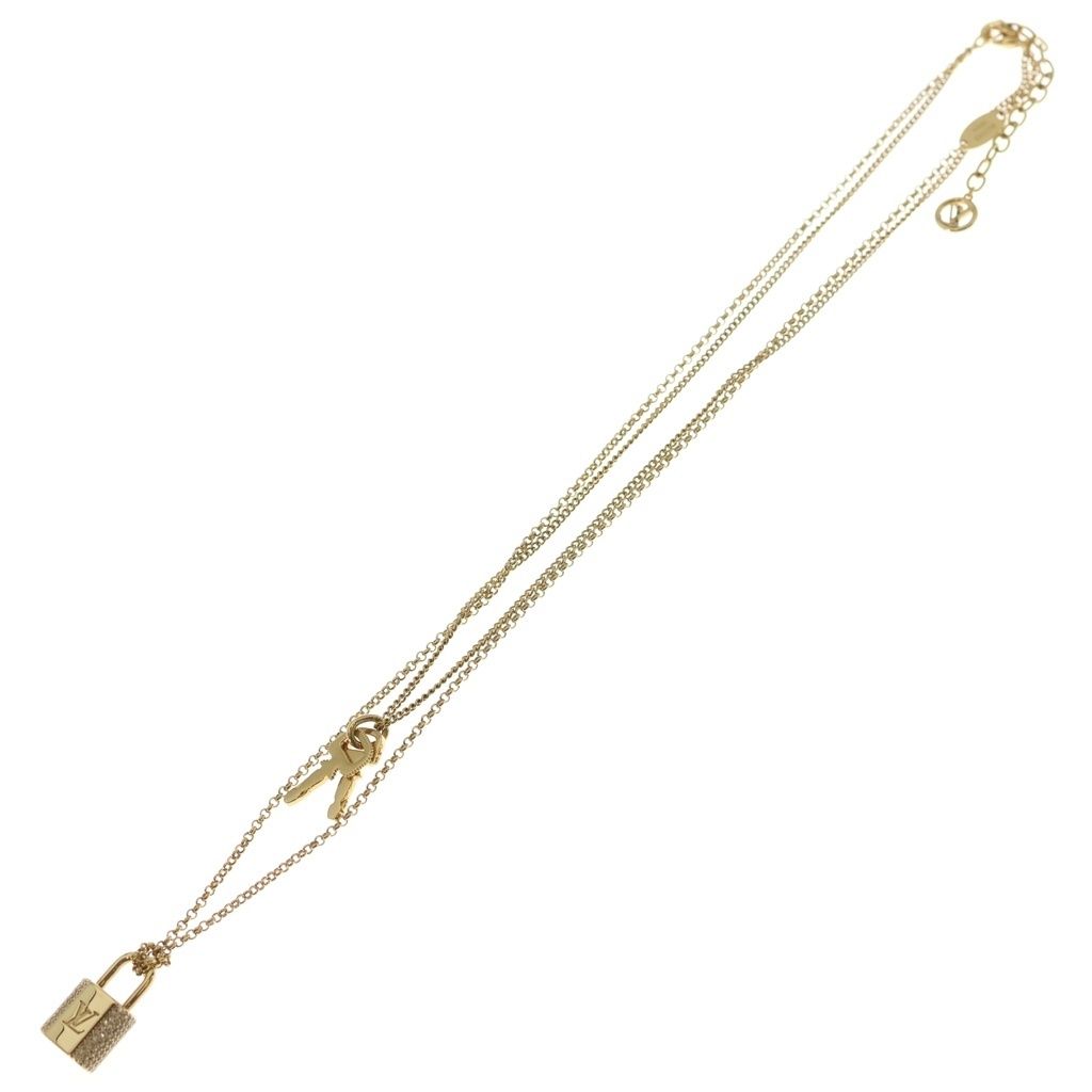 Louis Vuitton LV Padlock Pendant Gold — view 2