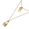 Louis Vuitton LV Padlock Pendant Gold