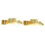 Chanel CC Logo Swing Earrings Gold — view 3