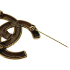 Chanel CC Logo Turnlock Motif Brooch Gold 21k — view 6