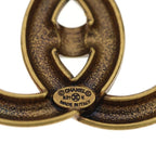 Chanel CC Logo Turnlock Motif Brooch Gold 21k — view 5
