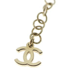 Chanel CC Logo Rhinestone Necklace — view 6