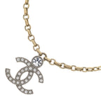Chanel CC Logo Rhinestone Necklace