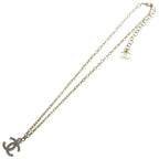 Chanel CC Logo Rhinestone Necklace — view 2