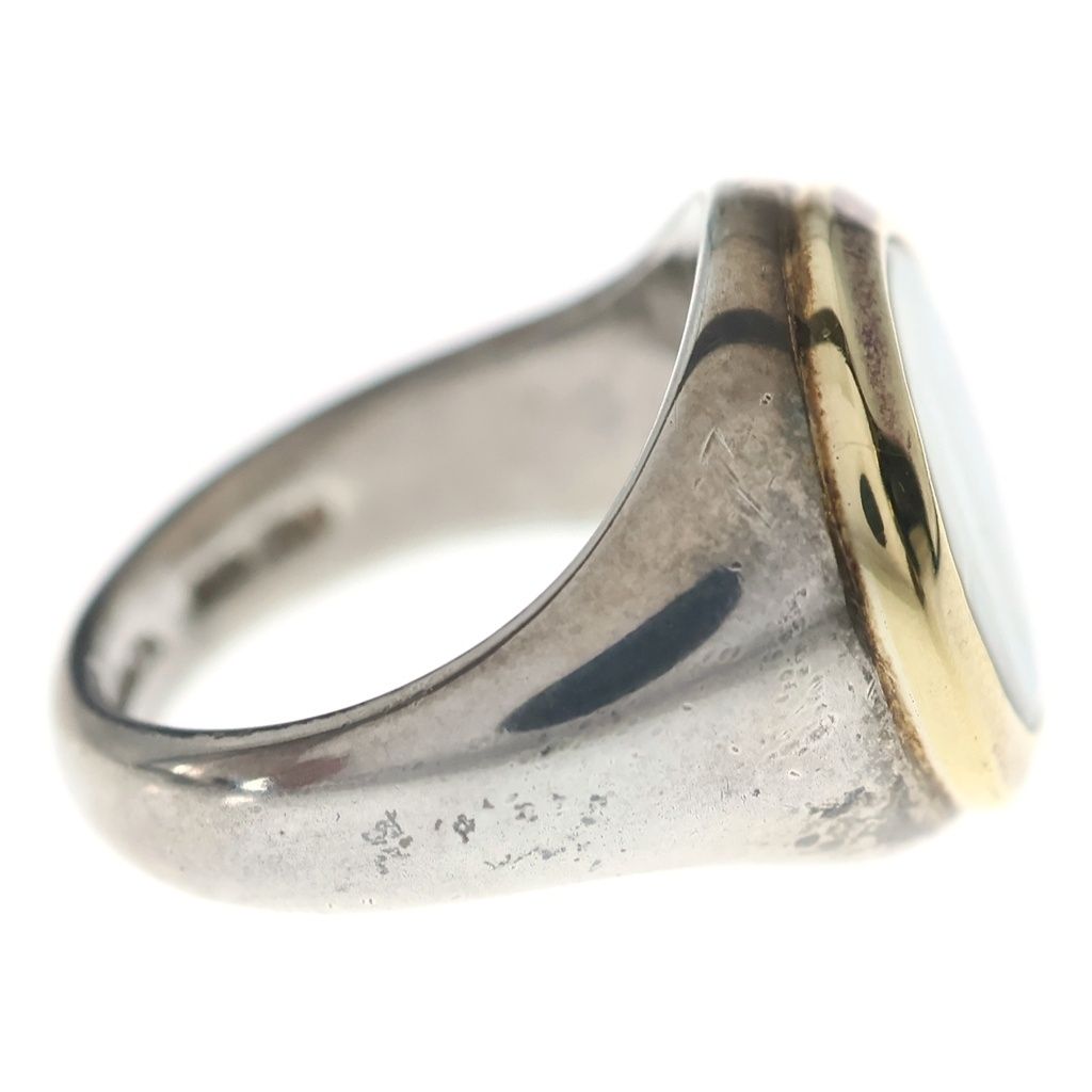Tiffany & Co Shell Ring Gold Silver — view 3