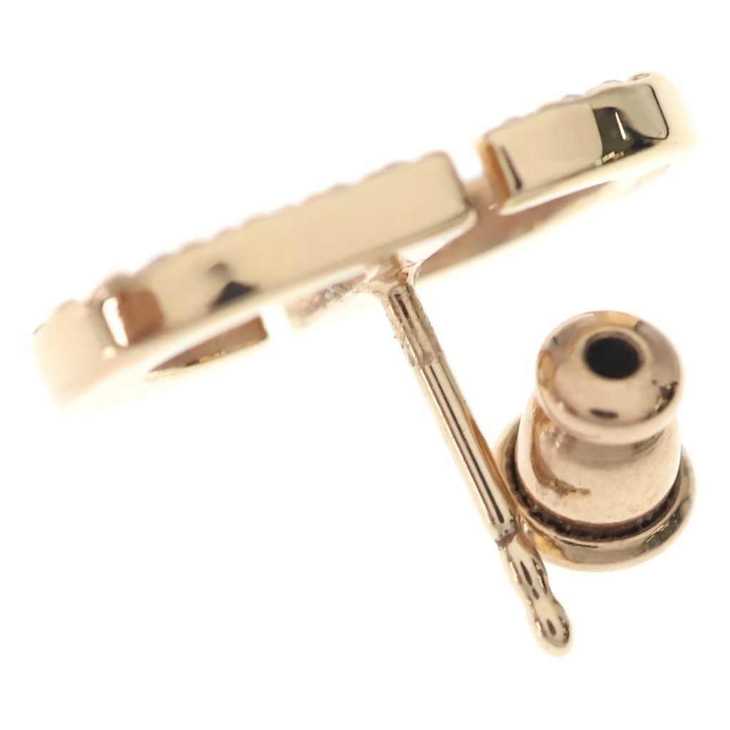 Dior Petit CD Stud Earrings Pink Gold — view 5