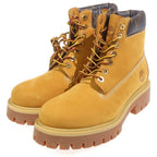 Louis Vuitton Timberland Embossed Ankle Boots Beige — view 2