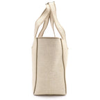 Loewe Font Tote Canvas Beige — view 3
